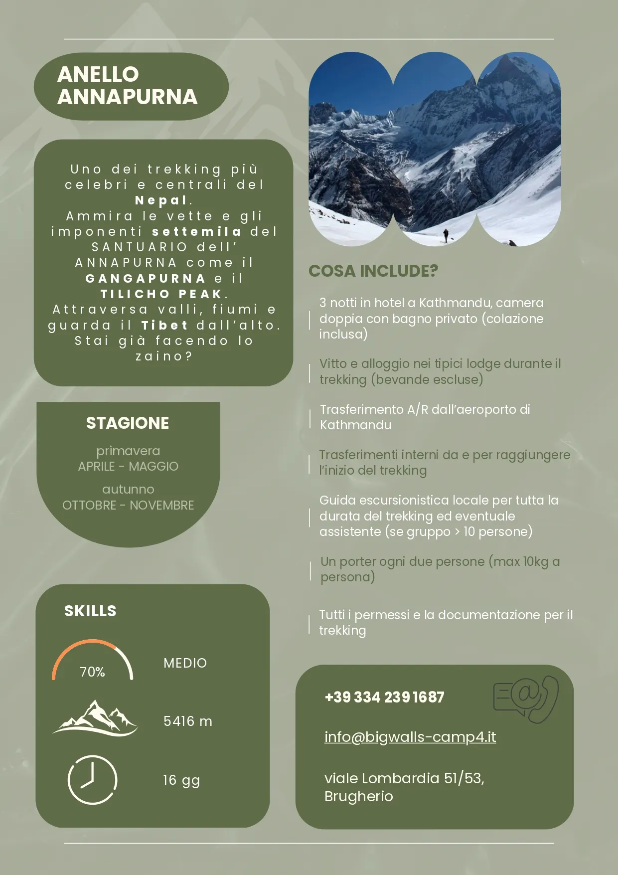 Programma Anello Annapurna, pagina 1